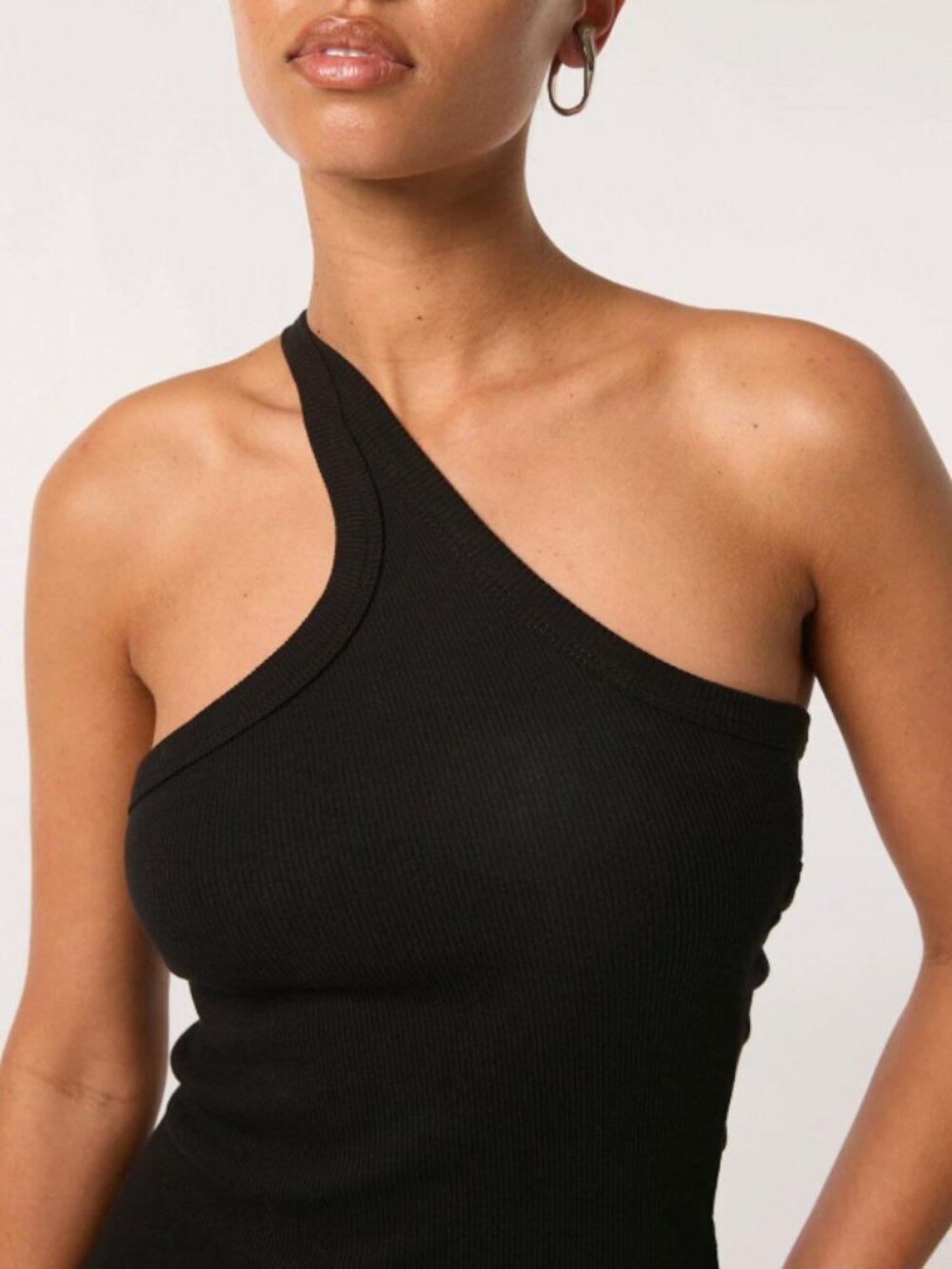 The Line by K - "Driss" One Shoulder Tank Top
